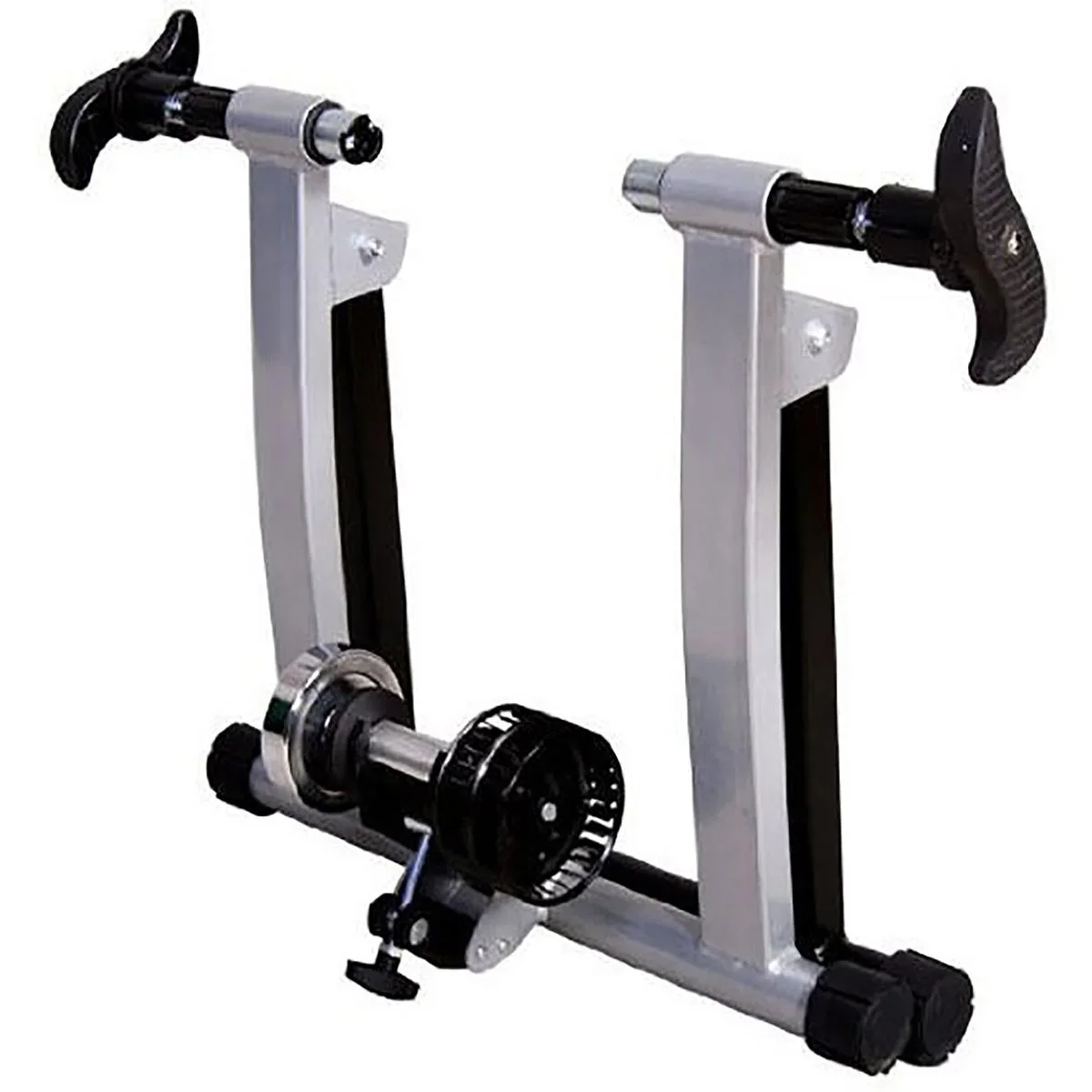 Heimtrainer mit Luftwiderstandsbremse silber/schwarz - 2