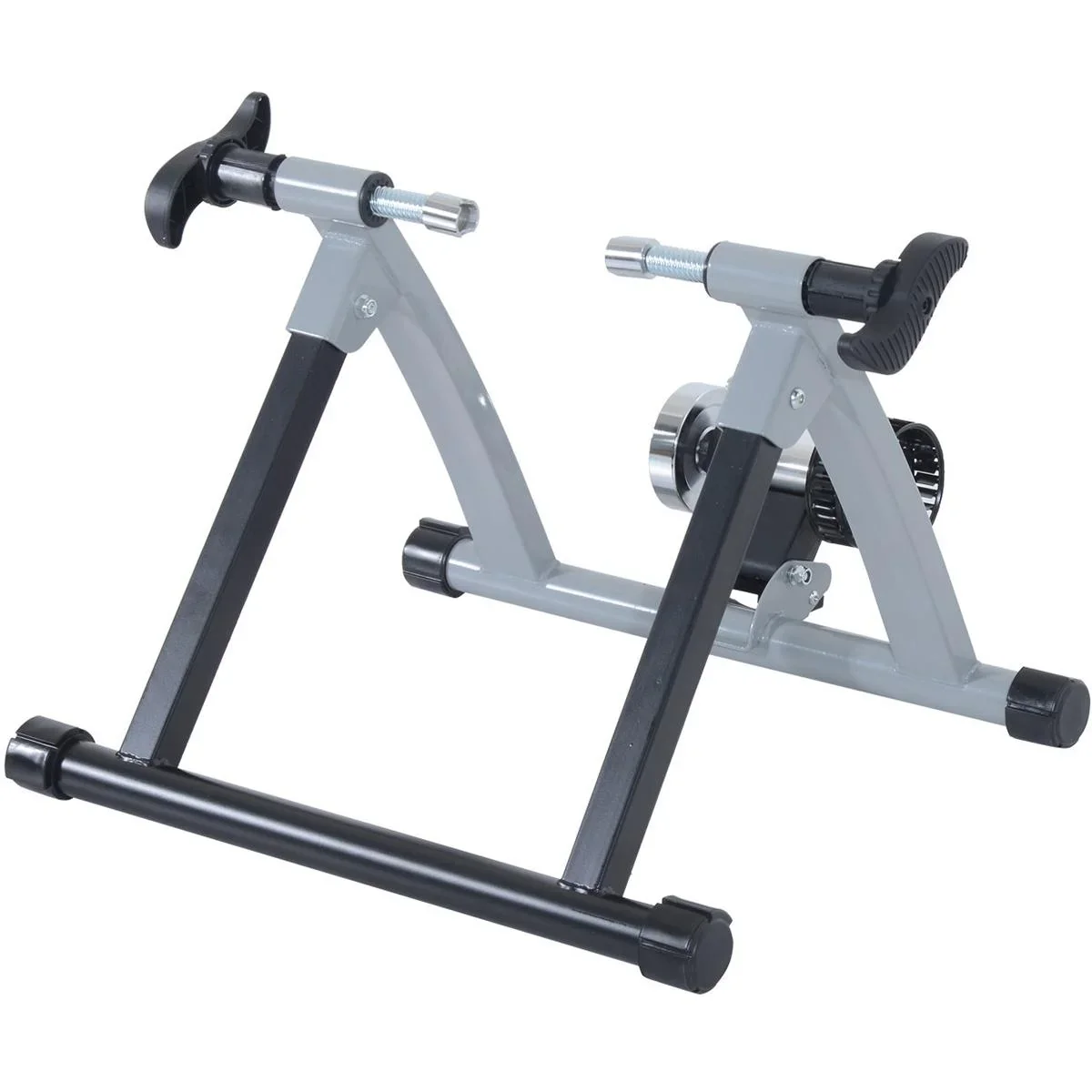 Heimtrainer mit Luftwiderstandsbremse silber/schwarz - 5