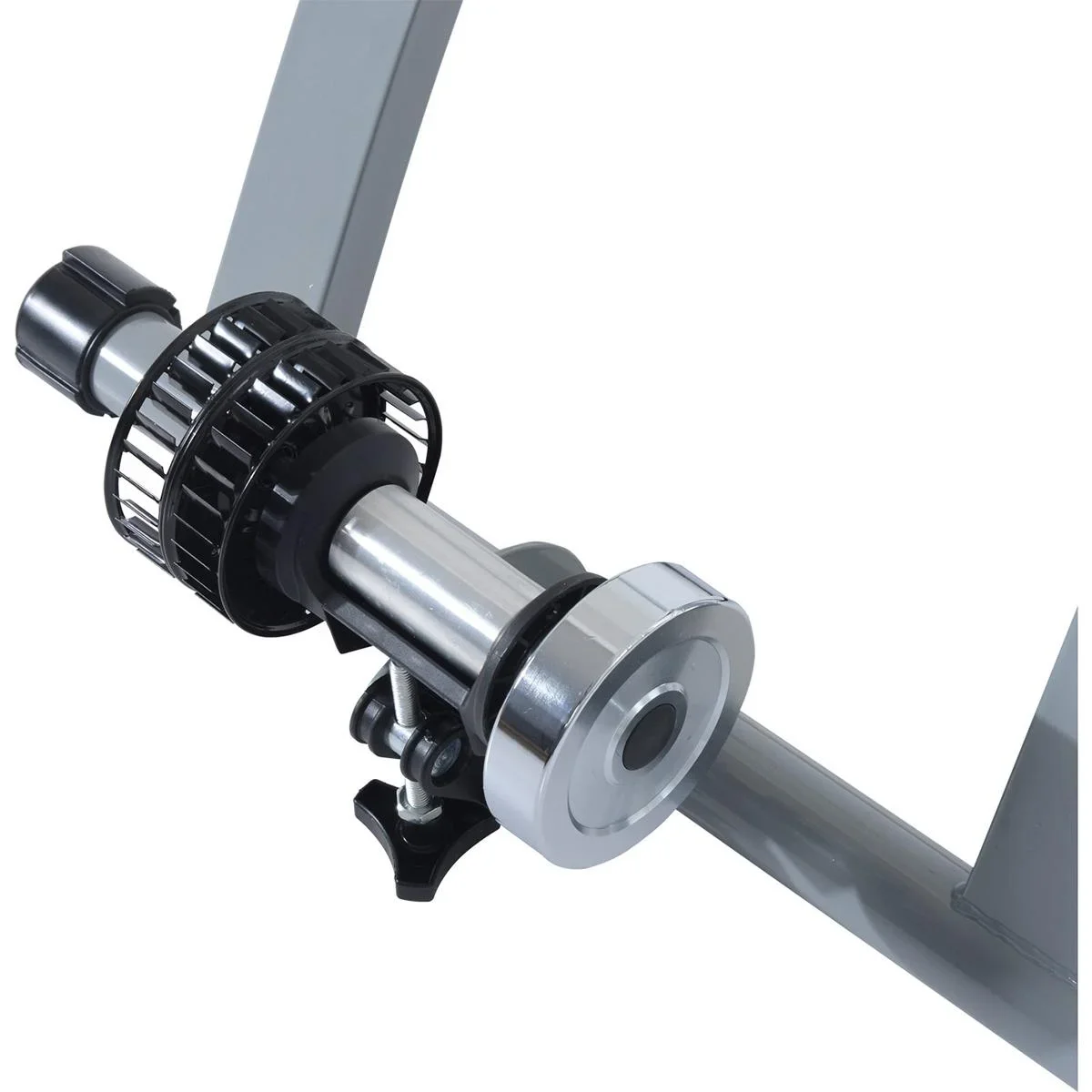 Heimtrainer mit Luftwiderstandsbremse silber/schwarz - 7