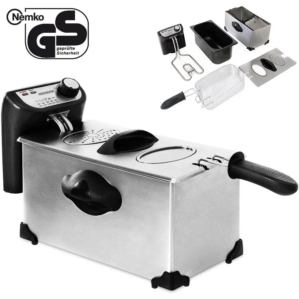 Elektrische Fritteuse 4L - 2200W - 4