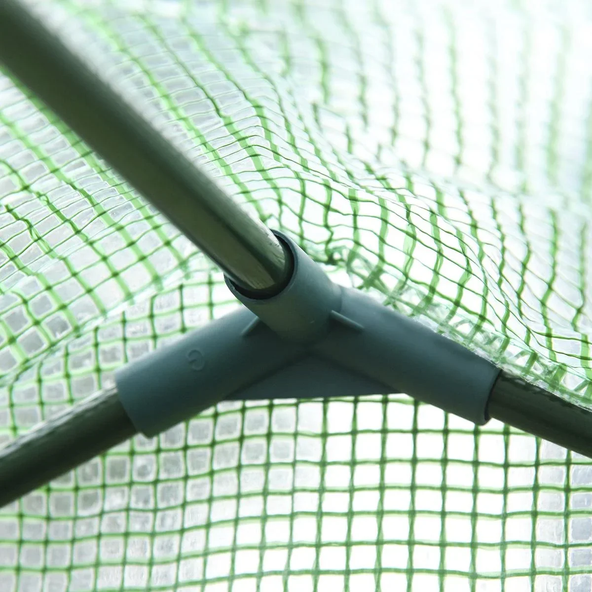 Foliengewächshaus Tomatengewächshaus Treibhaus Frühbeet mit Fenster und Tür Grün Stahl PVC-Kunststoff 180 x 100 x 165 cm - 1