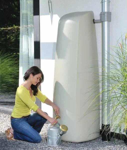 Regentonne, Wandtank " Elegance", Sandbeige, 400 Liter - 0