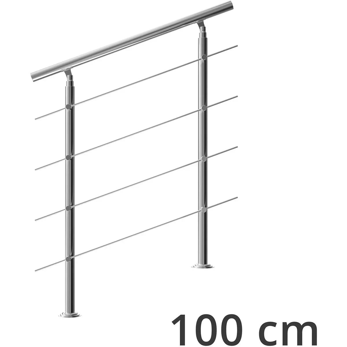 Handlauf Edelstahl - 3,3ft - 4 Stringer - 3