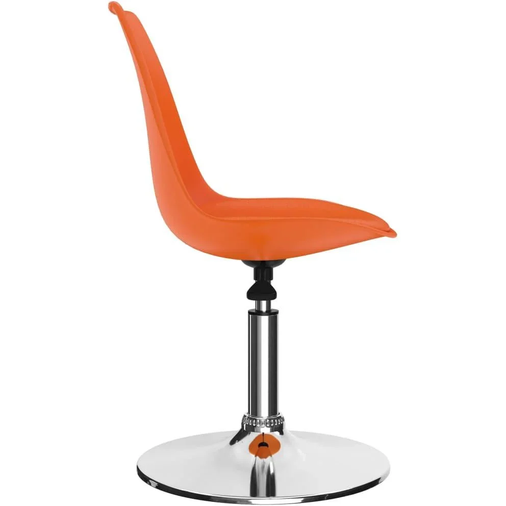 Esszimmerstühle 2-Sitzer Kunstleder orange - 1