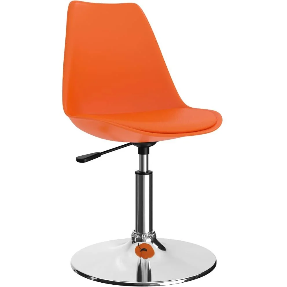 Esszimmerstühle 2-Sitzer Kunstleder orange - 2