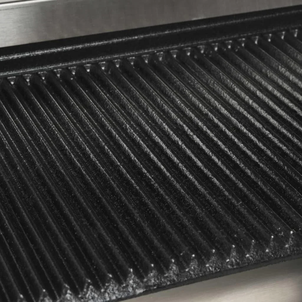 Panini-Grill gerillt 1800 W 32x41x19 cm Edelstahl - 1