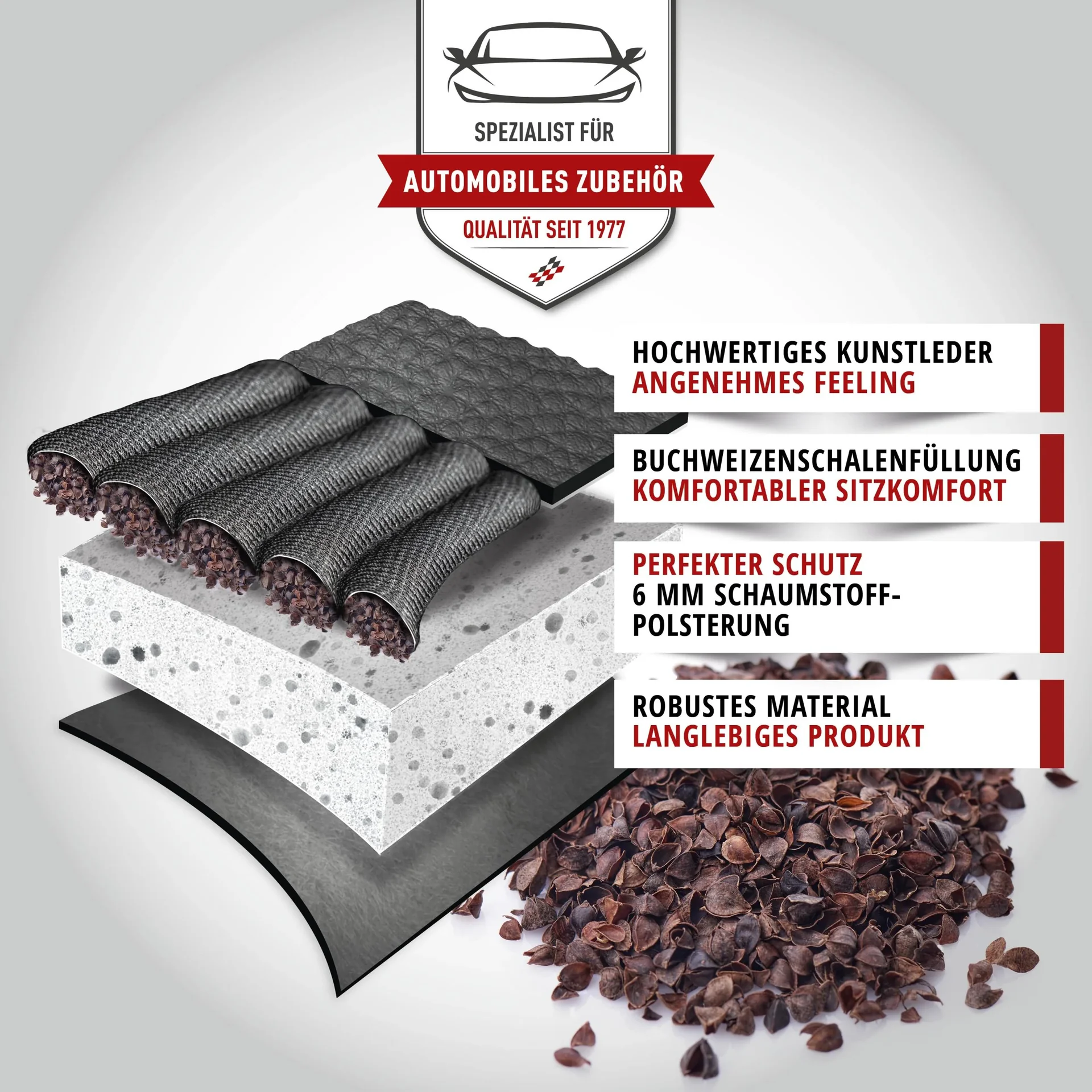 PKW Sitzauflage Max, Auto-Sitzaufleger schwarz - 0