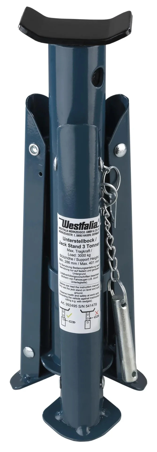 Unterstellböcke 3 t klappbar - 0