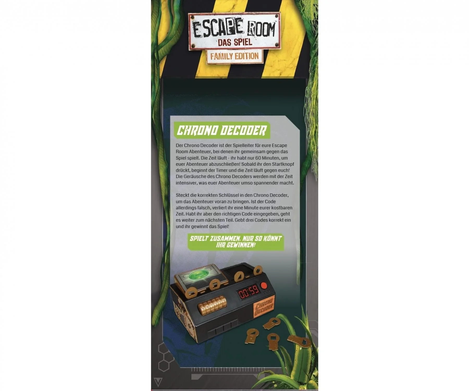 Gesellschaftsspiel "Escape Room" - Jumanji - 1