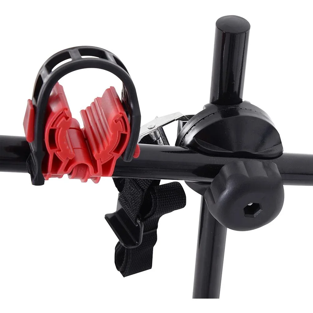 Fahrradträger Fahrradheckträger für 3 Fahrräder Heckträger faltbar Metall + Kunststoff Schwarz + Rot - 4