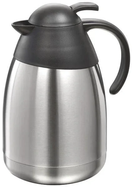 Edelstahl Isolierkanne, 2,0 Liter, Höhe mit Deckel 27 cm, ohne Deckel 24,5 cm - 0