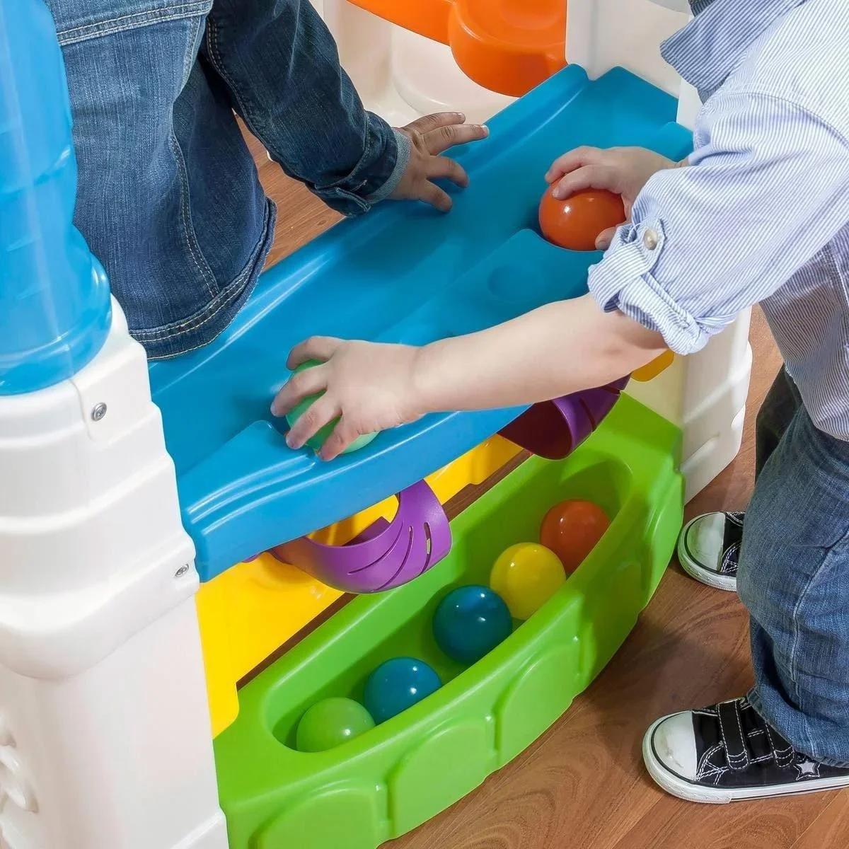 Wonderball Fun House Spielhaus - Inkl. 20-teiligem Spielballset - 83,8x91,4x106,7cm - 0