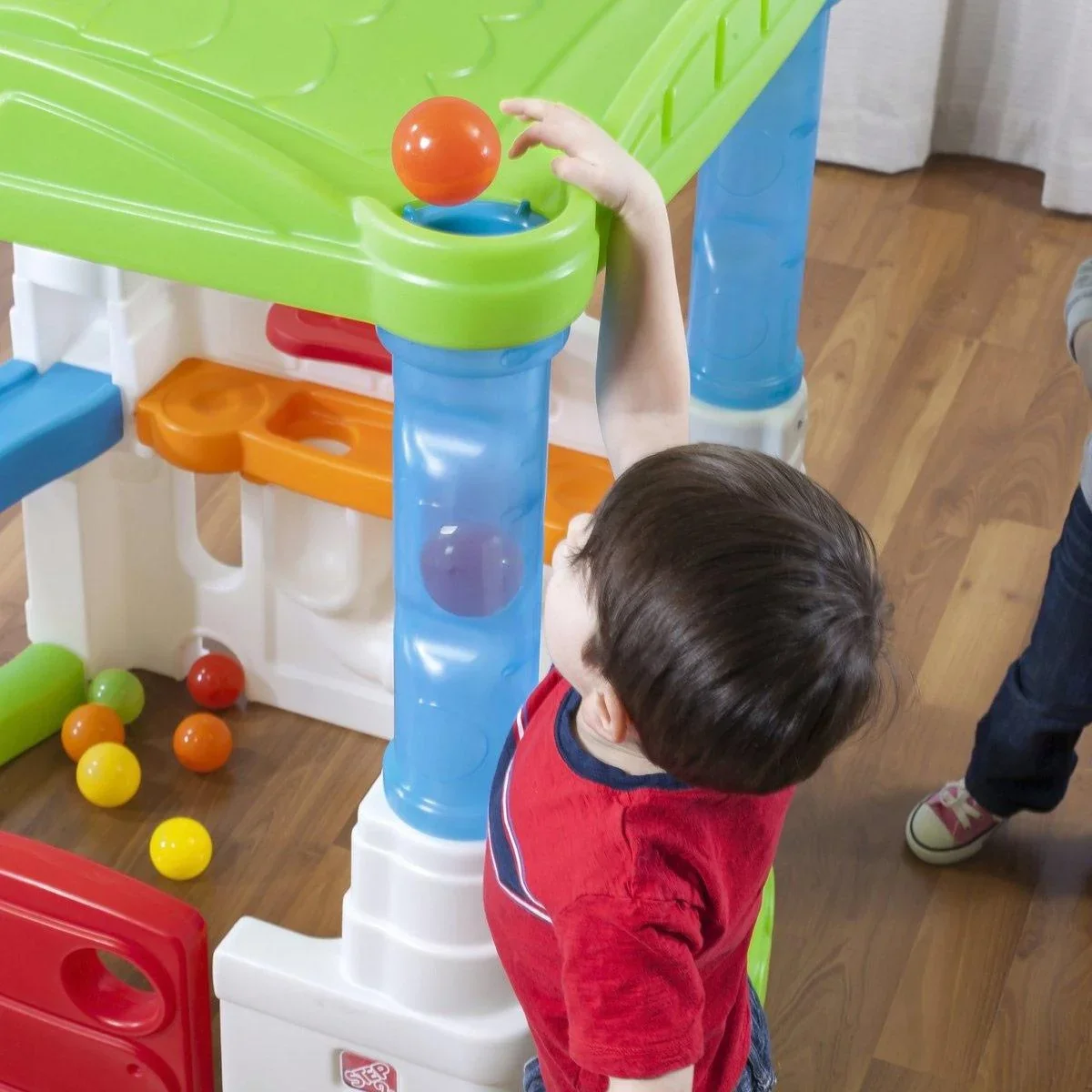 Wonderball Fun House Spielhaus - Inkl. 20-teiligem Spielballset - 83,8x91,4x106,7cm - 2