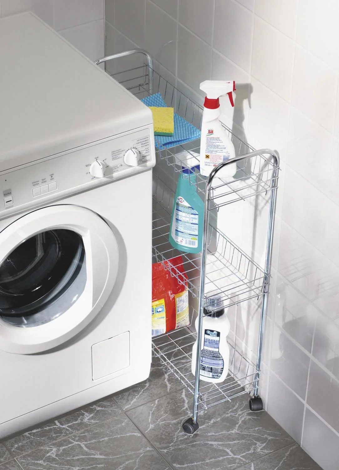 Rollregal Slim, Chrom - 0