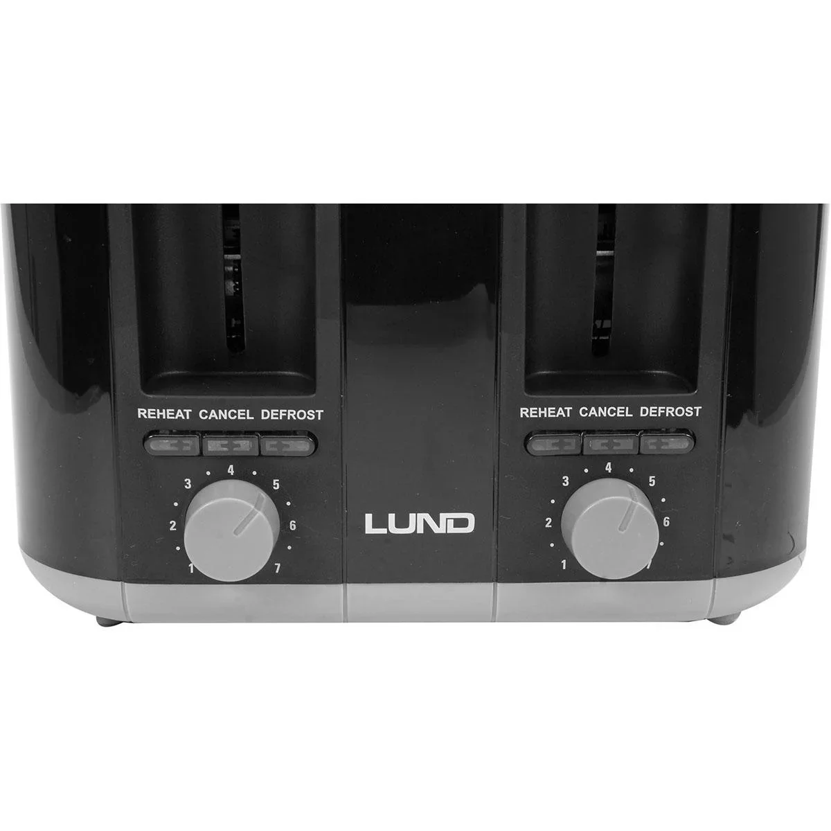 Toaster - 1500W - 4 Scheiben auf einmal - 7 Heizstufen - 1