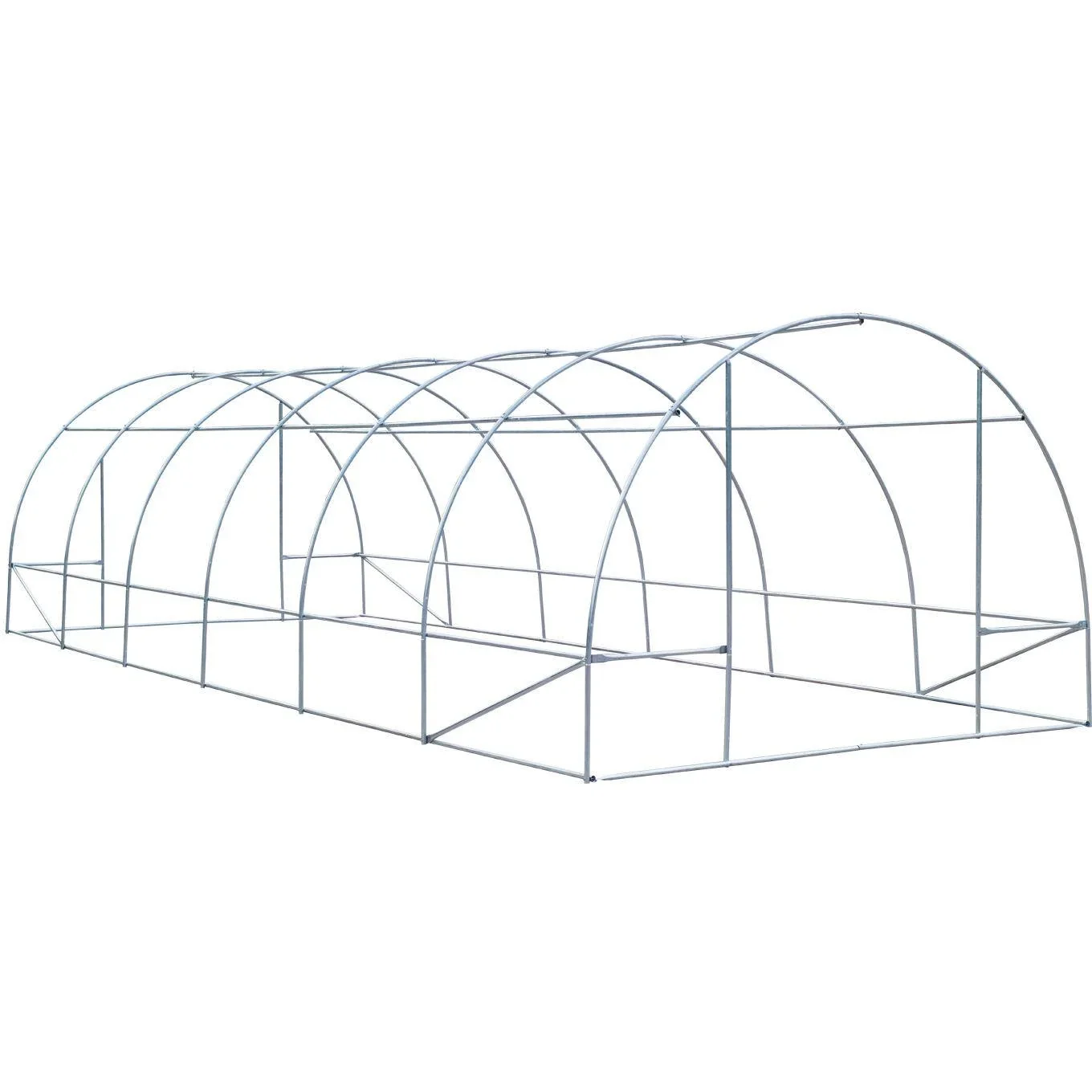 Foliengewächshaus 8x3x2m Pflanzenhaus - 2