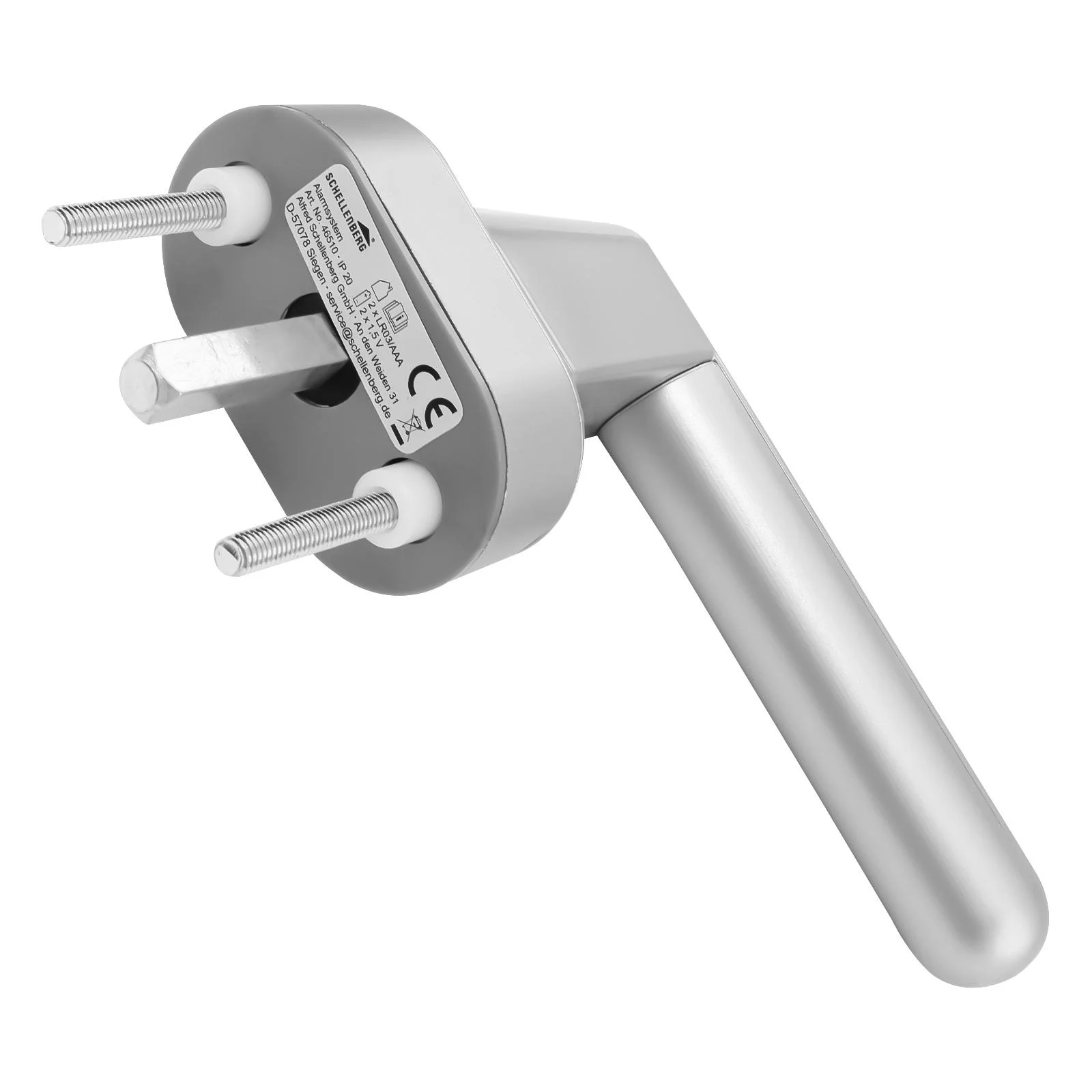Sicherheits-Alarmgriff, 32 mm, silber - 1