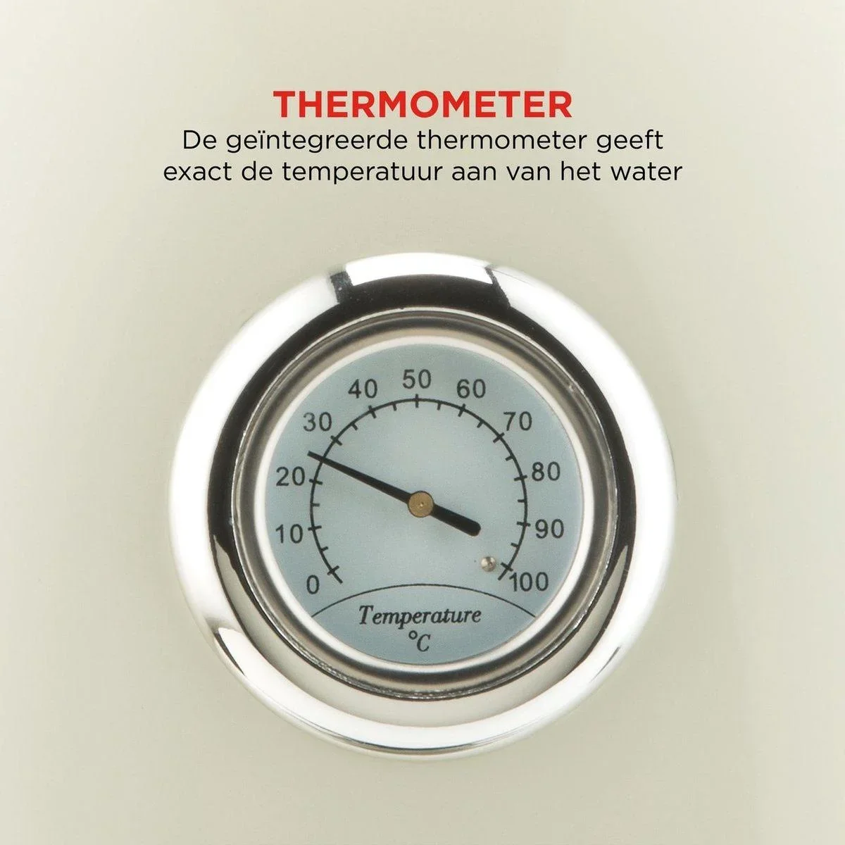Retro-Thermowasserkocher Creme - Wasserkocher - nostalgisch - 1