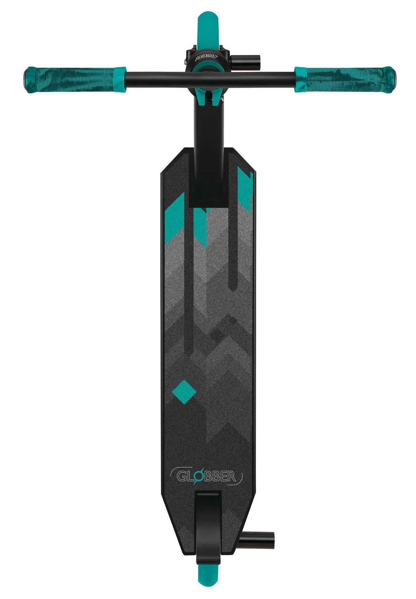 STUNTSCOOTER GS 540   Freestyle Kickroller, 100 mm, ABEC 7, verstärkter Lenker, 360°- Lenkung, schwarz-türkis - 6