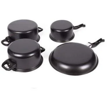 Topfset 6 Stück - Kohlenstoffstahl 0,8 mm - 1