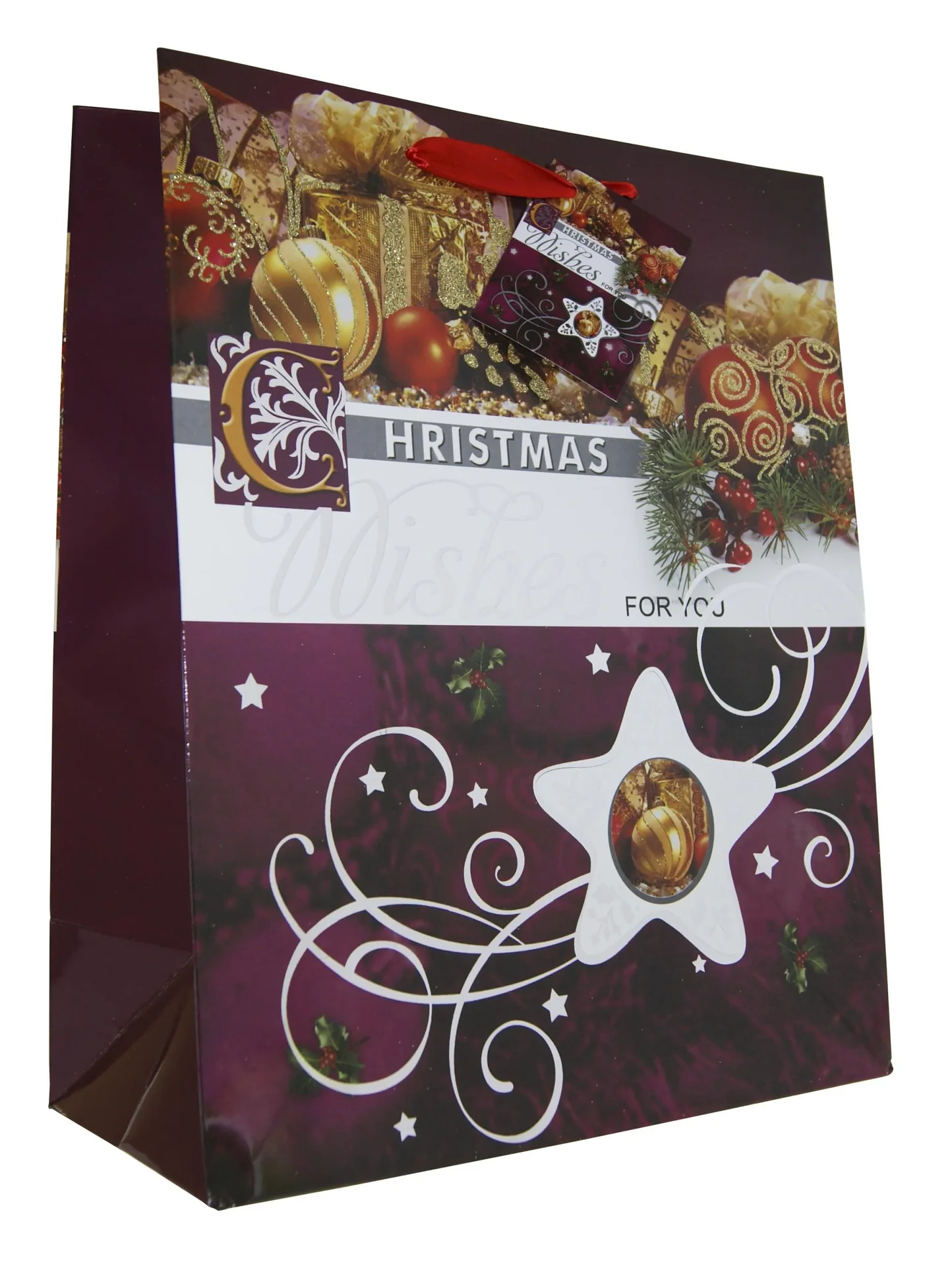 Geschenktüten "Weihnachten", 5 Stück - 2