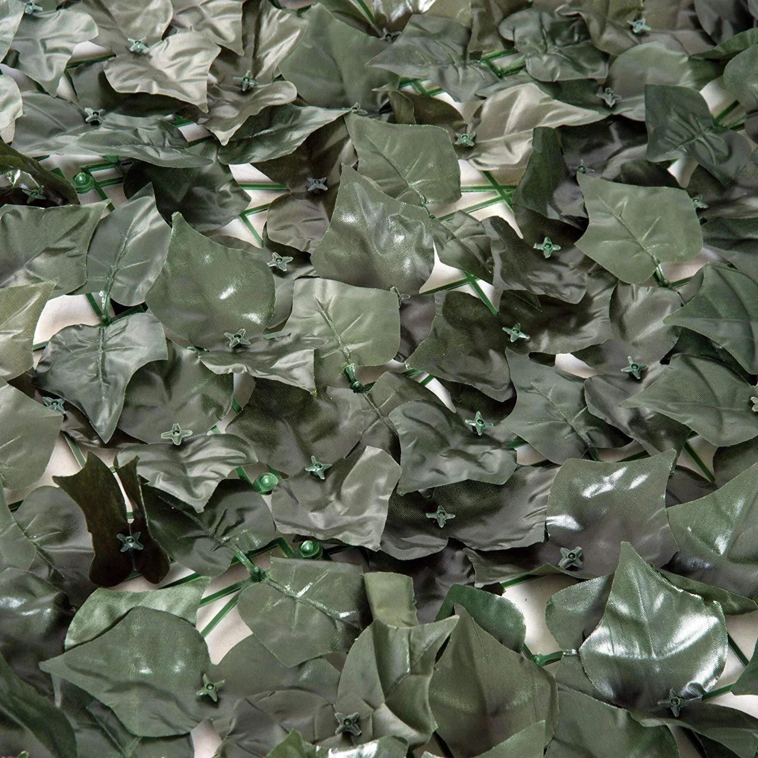 Sichtschutz Künstliche Hecke Wanddekoration 1x3m Dunkelgrün - 2