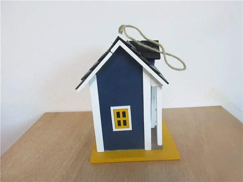 Meisen-Nistkasten "Sepp" Blau/ Weiß - 0