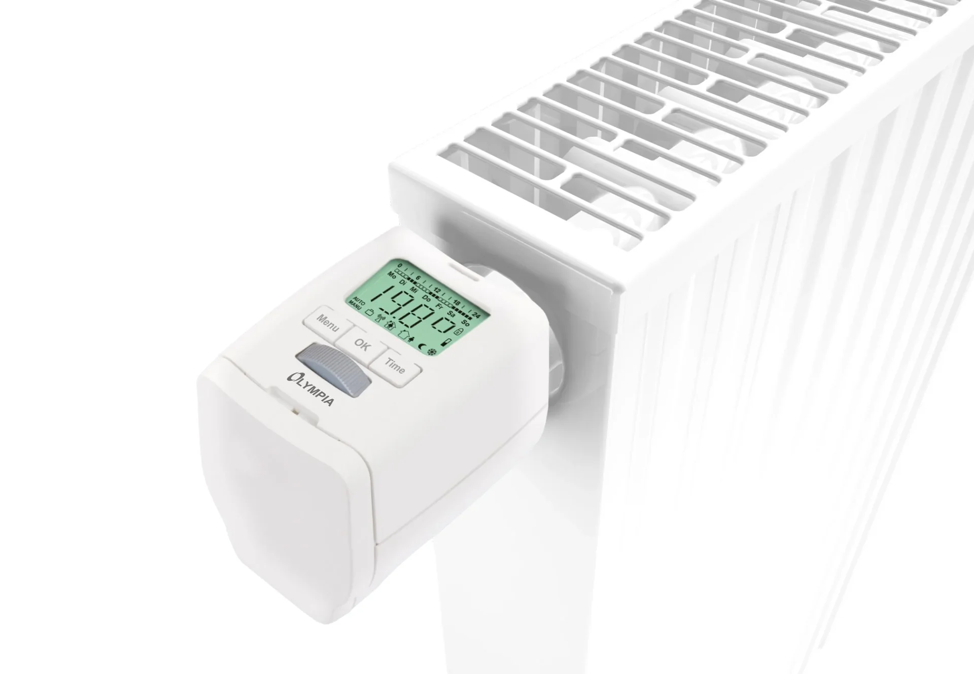 Energiesparregler für Heizkörper mit Fenster-offen-Erkennung, 3er-Set - 3