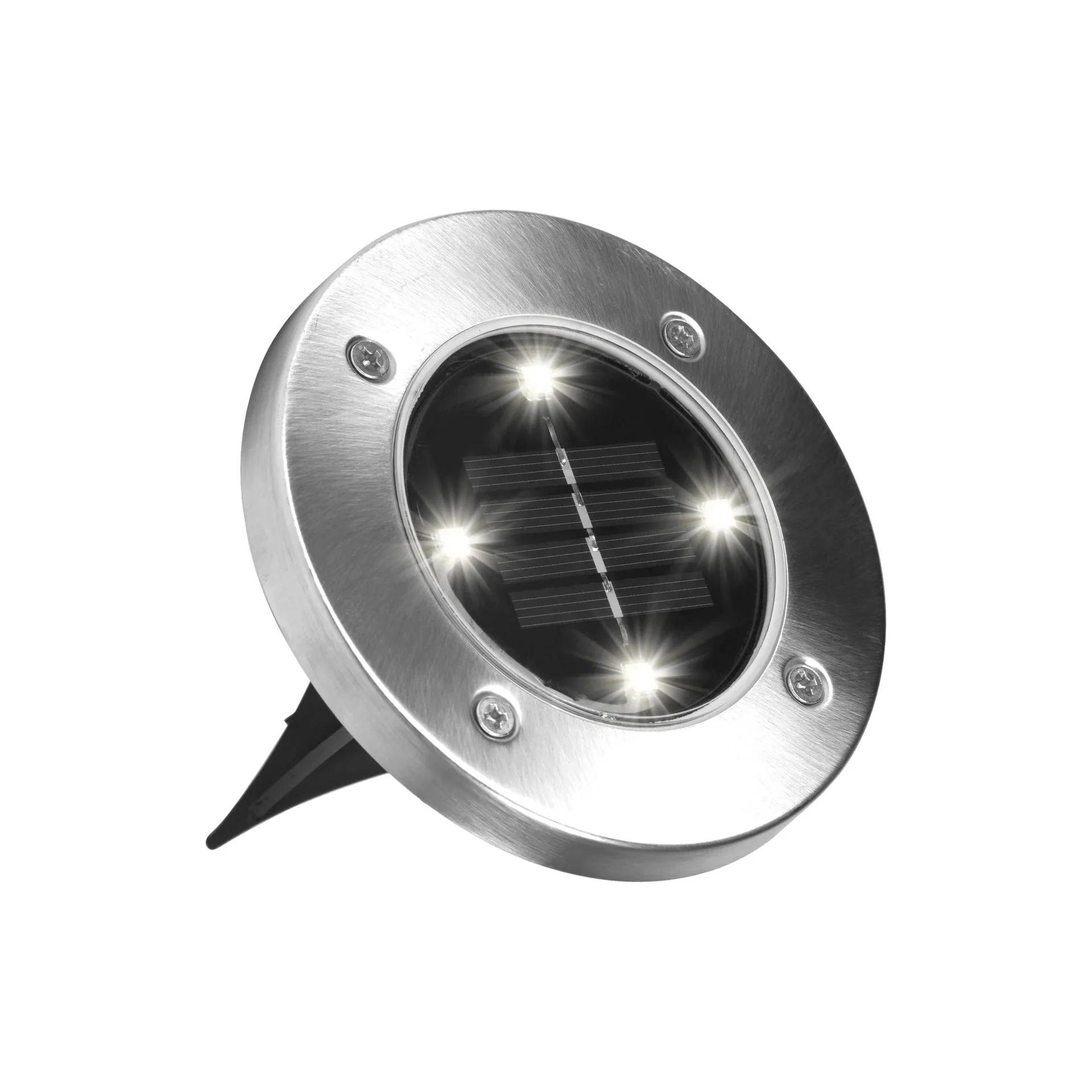 LED Solarleuchte Disk Lights - 4 Stück - 0