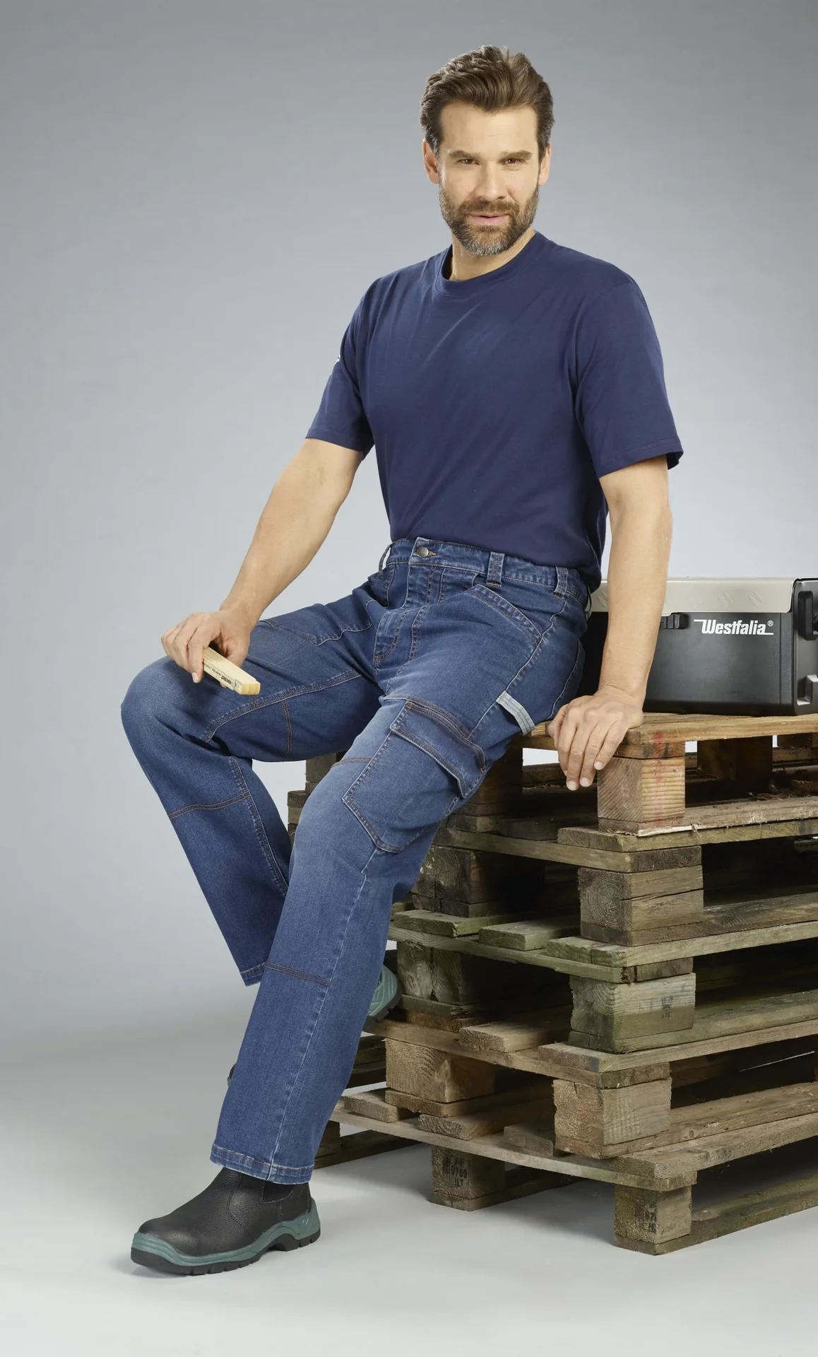 Power Denim Jeans, Farbe bluestone, Gr.48 - 1