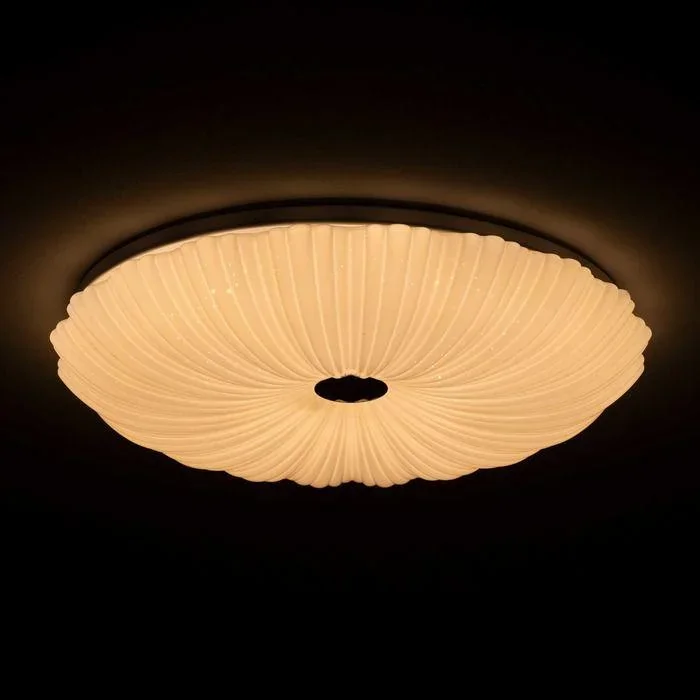 LED Wand-/ Deckenleuchte SHINING CORAL 24W mit Lichttemperaturwechsel + Sleeptimer + Fernbedienung Ø490 mm DIM - 1