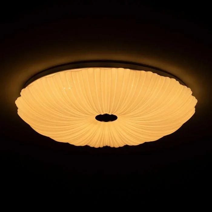 LED Wand-/ Deckenleuchte SHINING CORAL 24W mit Lichttemperaturwechsel + Sleeptimer + Fernbedienung Ø490 mm DIM - 3