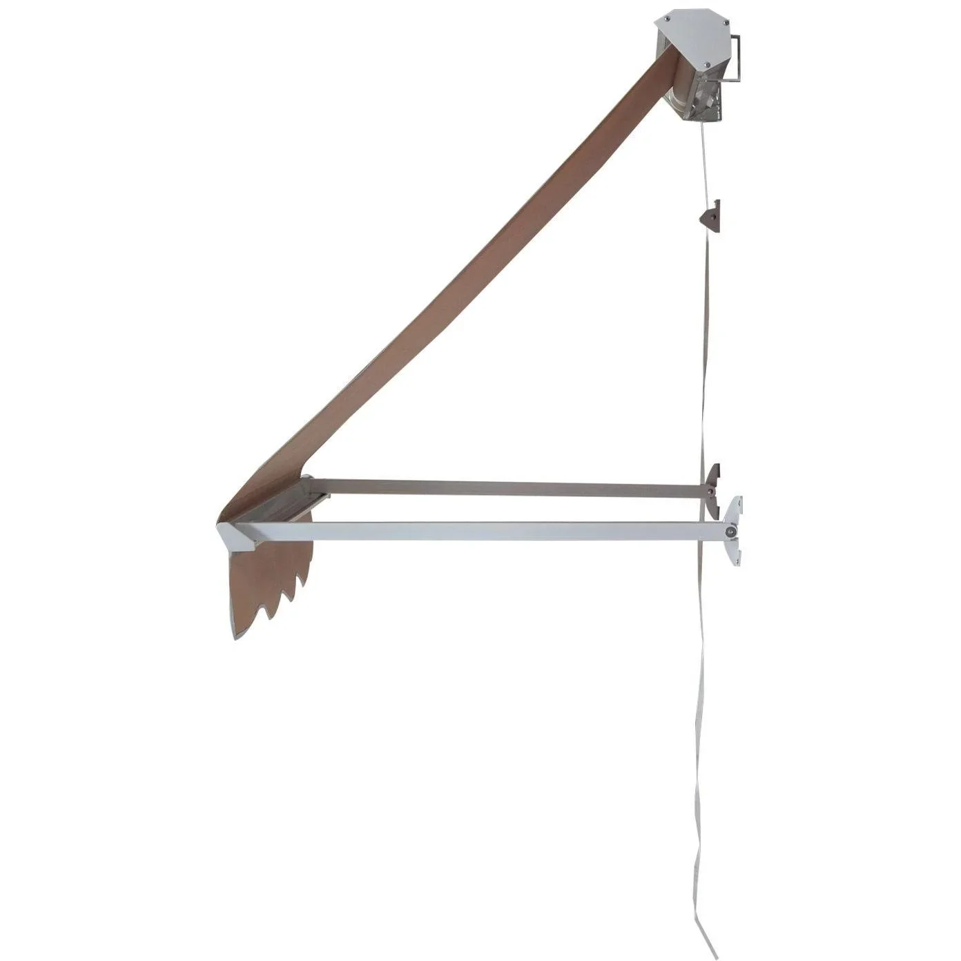 Markise Beige Markise Seilzug 122cm x 70cm - 1
