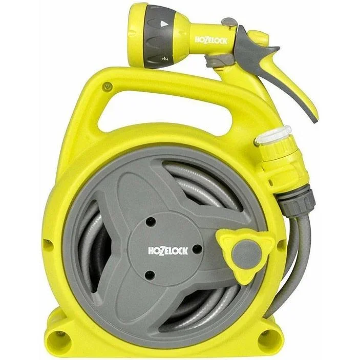 Pico Reel Lime- 10-Meter-Rolle mit Anschlüssen und Düse mit 5 Sprühpositionen - 1