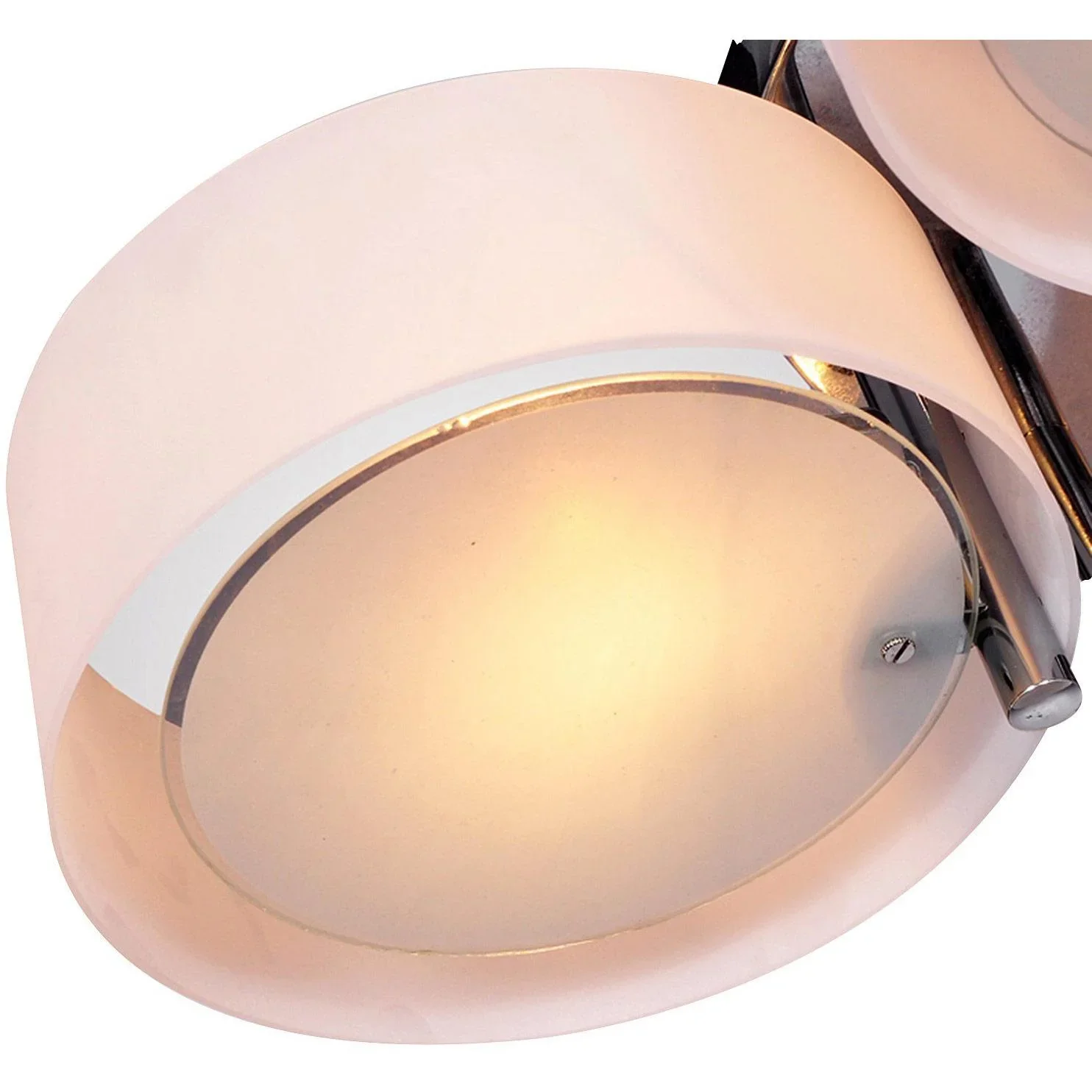 Deckenlampe Acryl Kronleuchter 40W Leuchte 3-flammig Chrom - 3