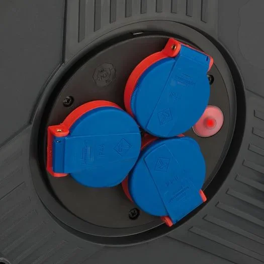 Kabeltrommel Garant IP44, Durchmesser 290mm, 50m blaues Bremaxx Kabel - 1