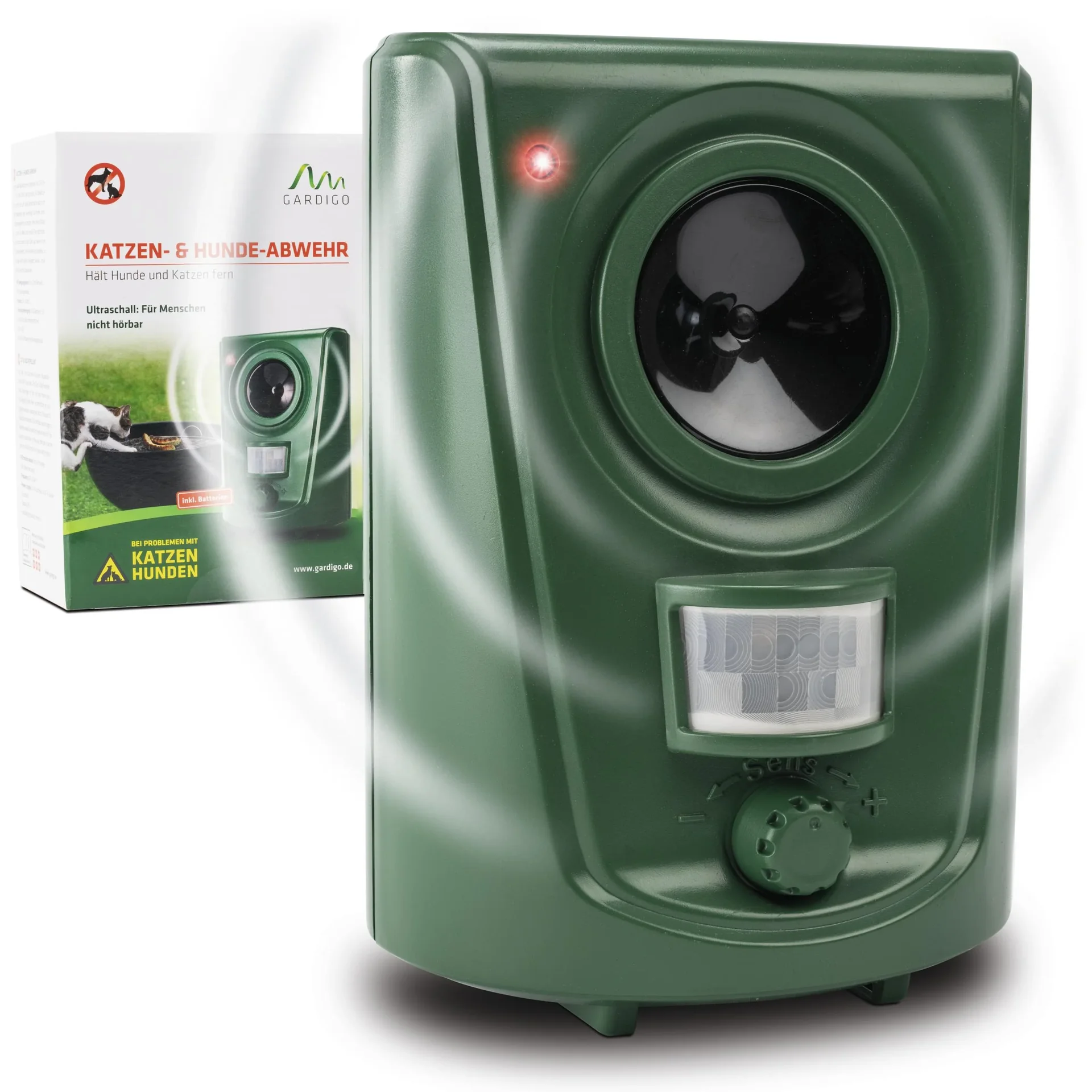 Hunde und Katzenabwehr - inklusive Batterien - 0