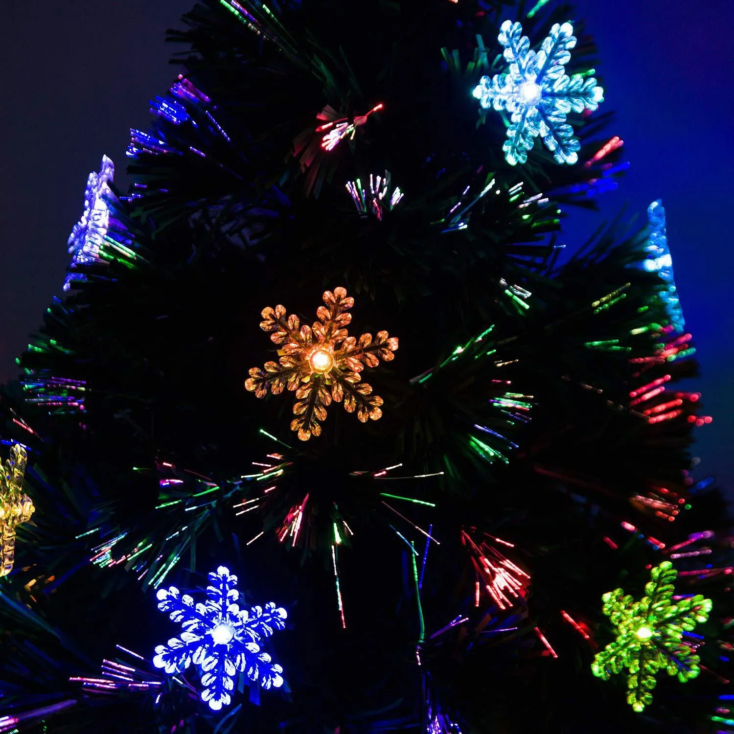 Weihnachtsbaum mit 12 LED-Lichter - 1