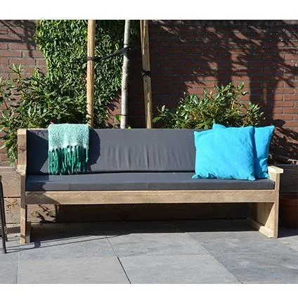 Versammlungspaket Lounge Sofa / Gartenbank Hendrik inkl. Outdoor-Kissen - 0