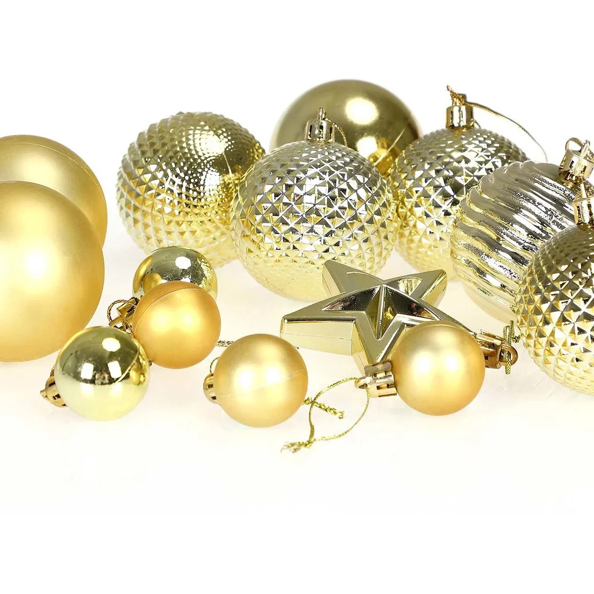 Christbaumschmuck - Christbaumschmuck - gold 66 Stk. - 2