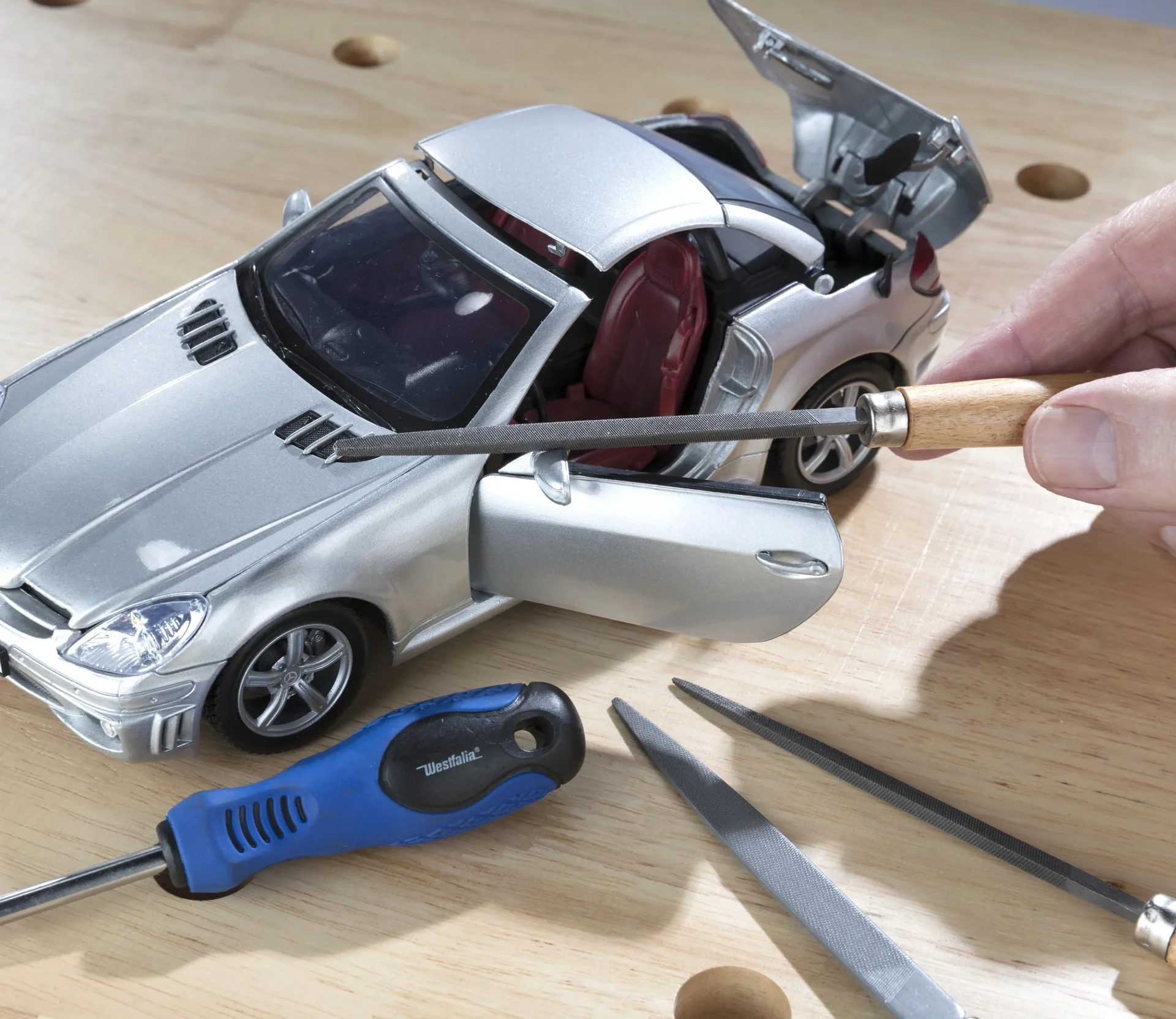 Schlüsselfeilensatz in Blechkassette 6-teilig - 3