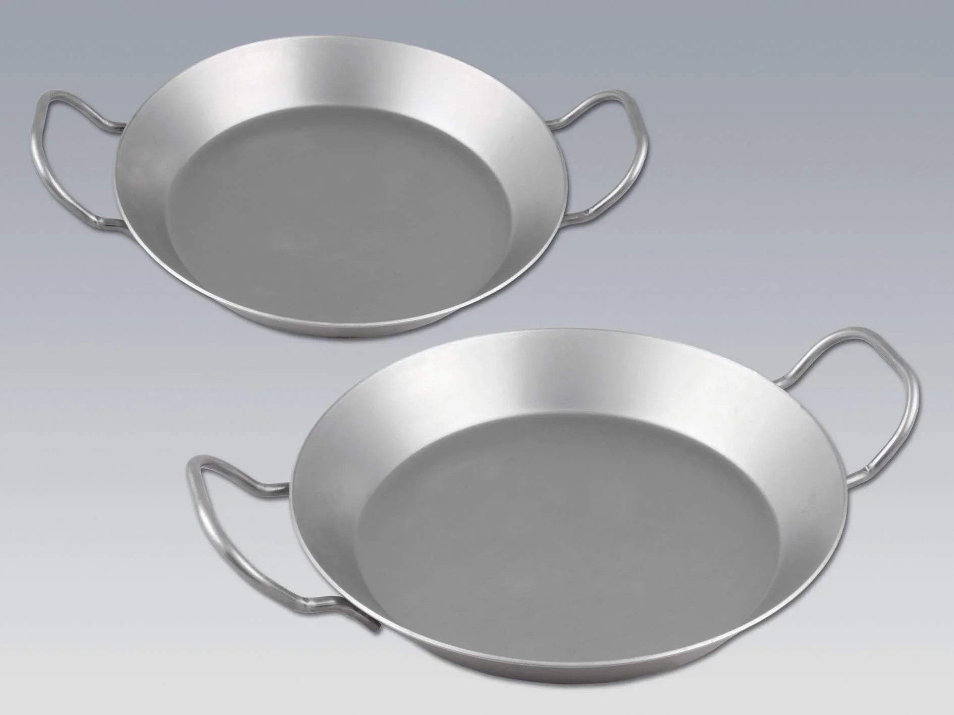 Gesundheits-Eisenpfanne mit Griffen, 32cm - 8