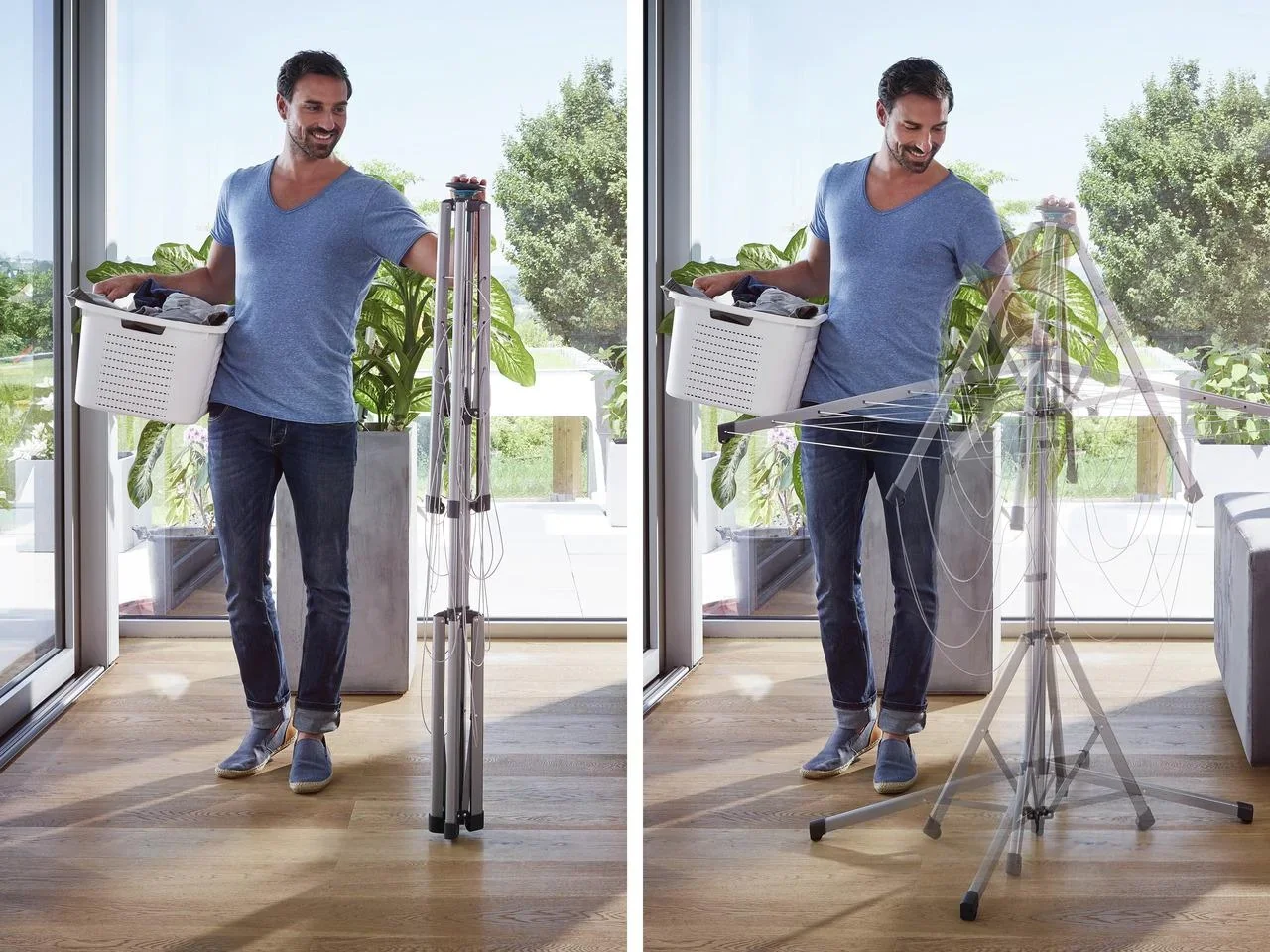 Stand Wäscheschirm LinoPop Up 140 - 0