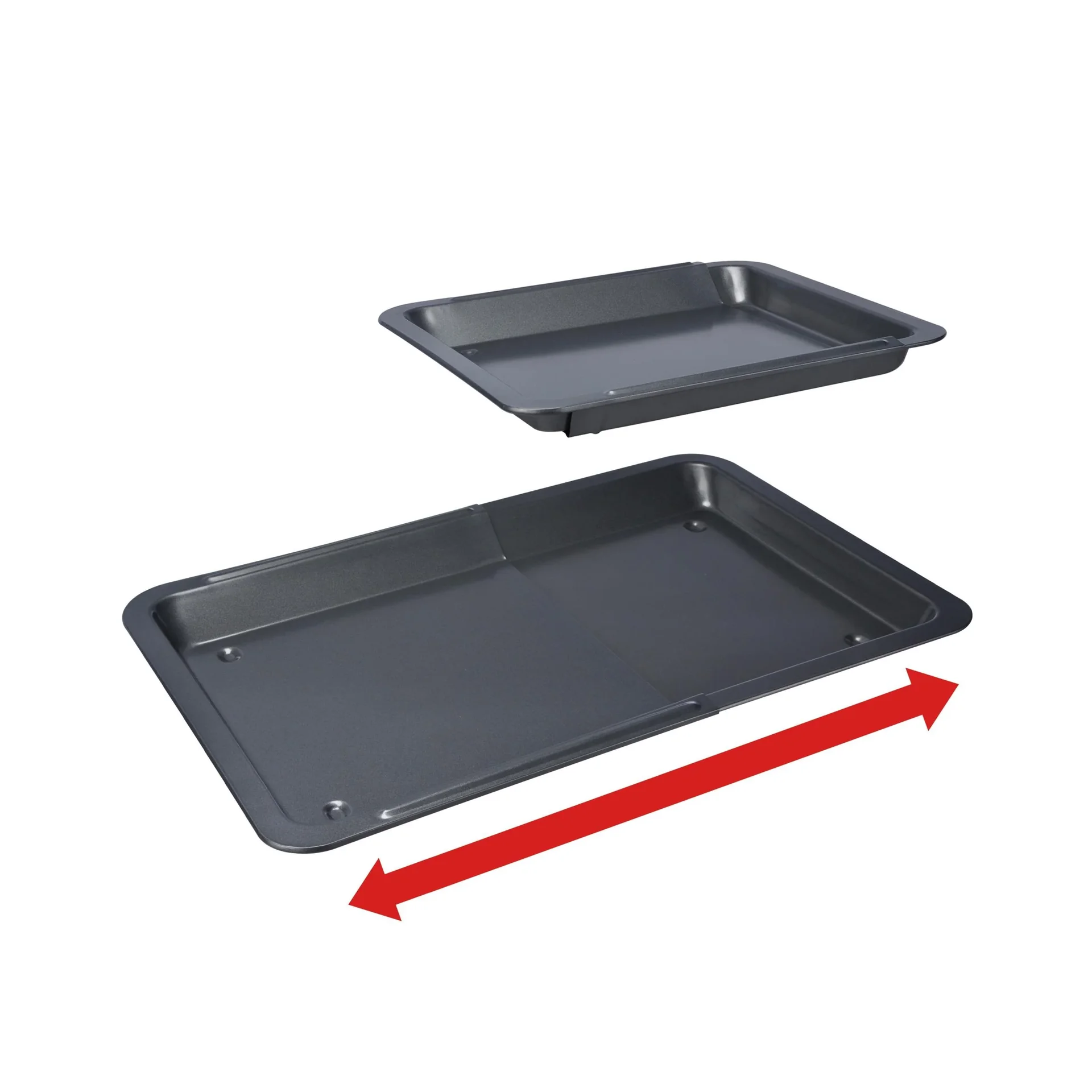 Backblech ausziehbar 33-53,5 cm, 2-er Sparset - 2