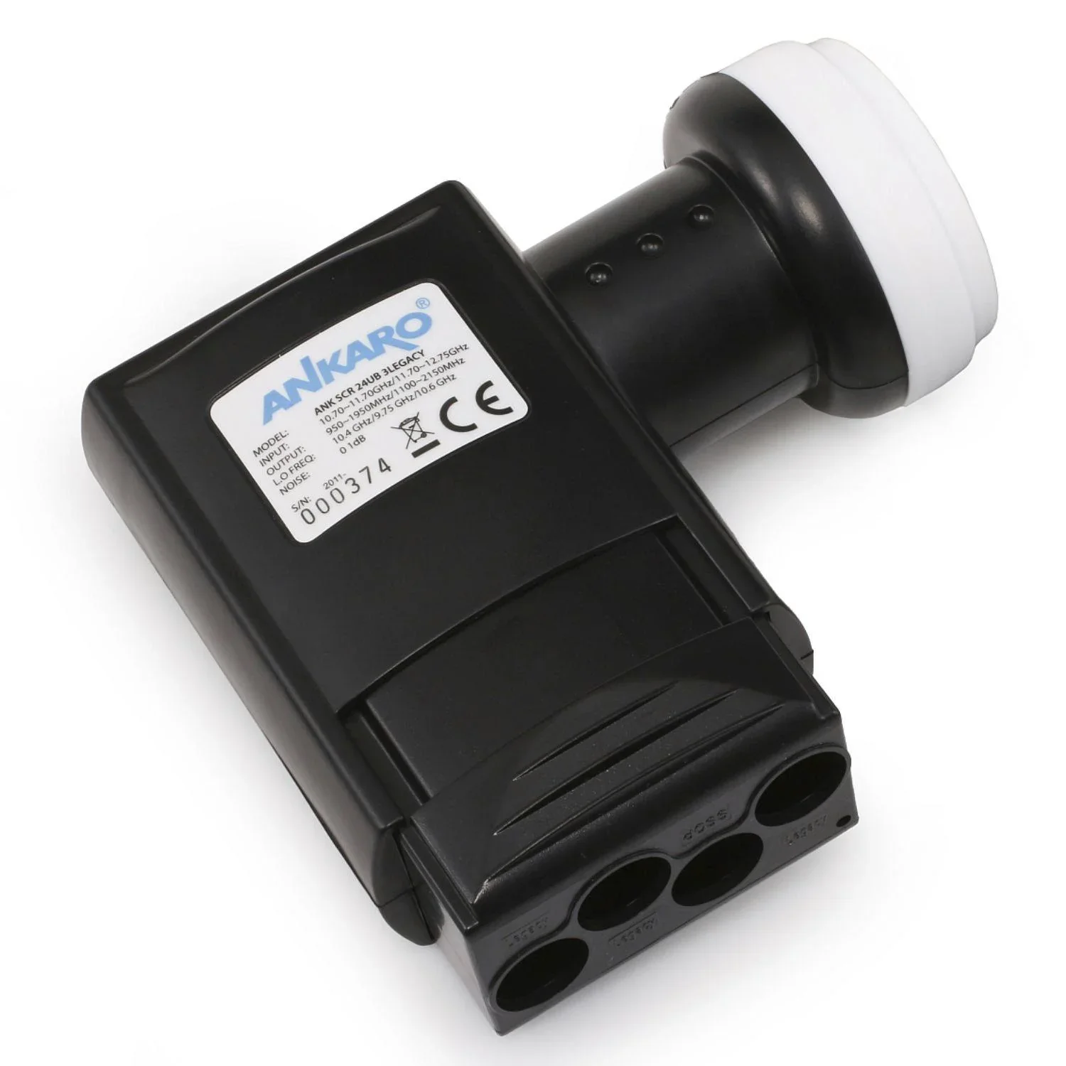 Einkabel LNB für 24x Unicable Receiver und 3 Standard Ausgänge - 1