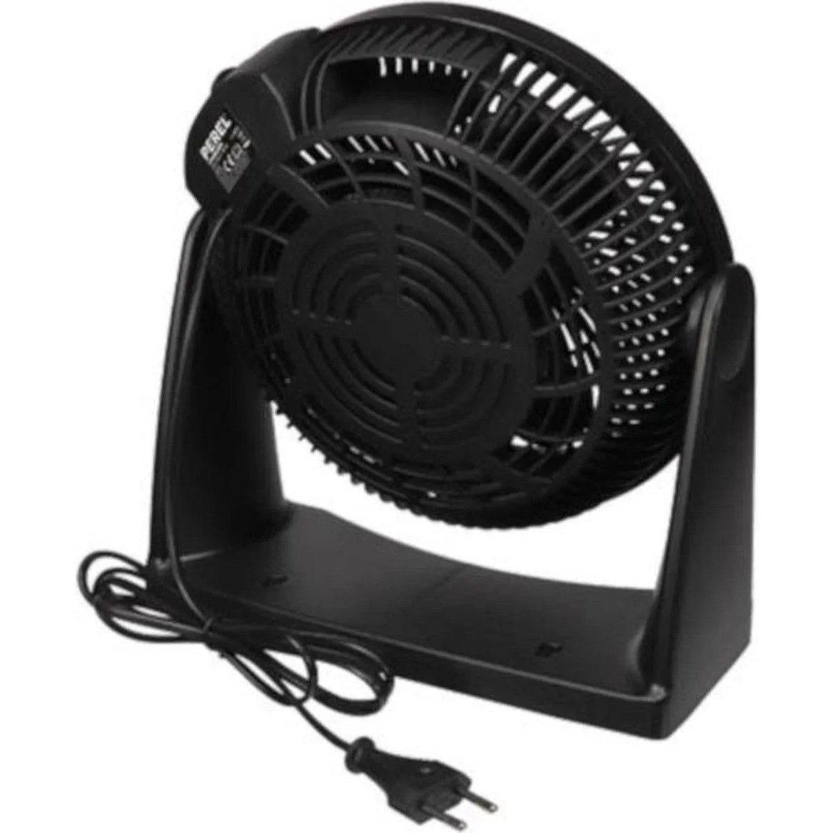 NL Boden- und Wandventilator ABS - Ø20cm - Schwarz - 30W - 2