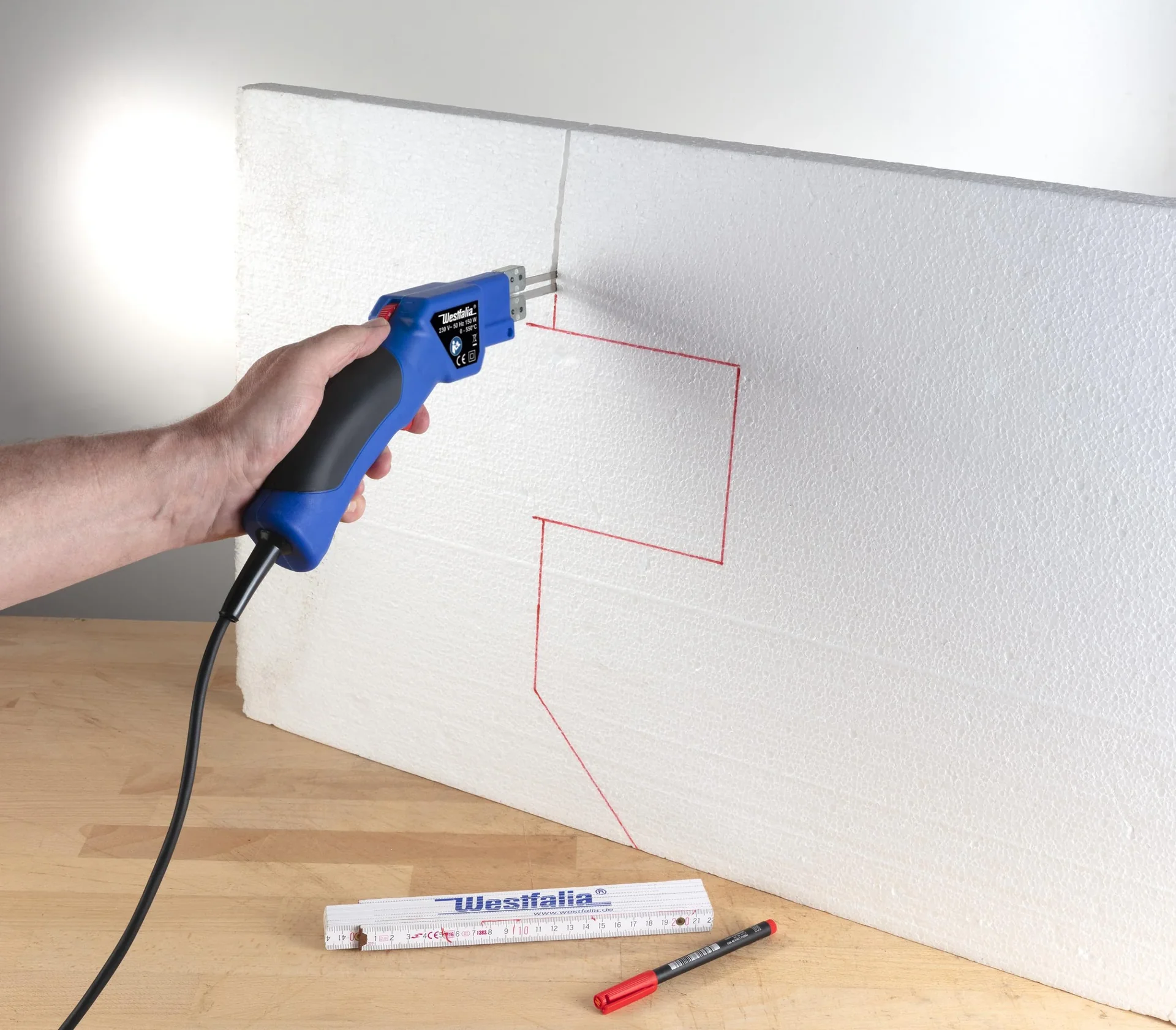 Elektrischer Dämmstoffschneider 150 Watt - 4