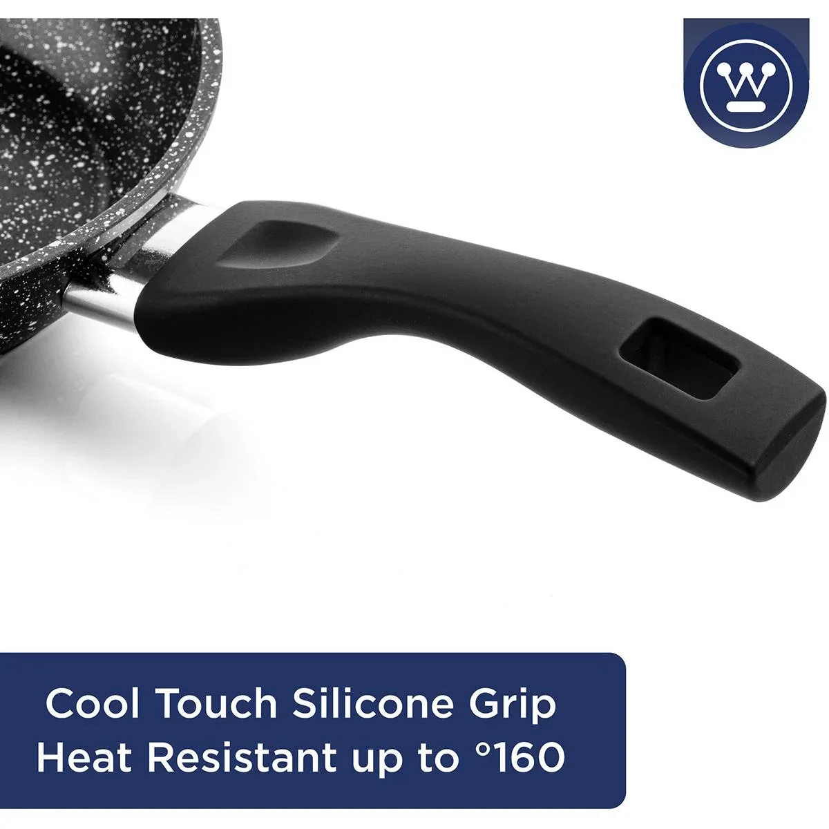 Bratpfanne aus schwarzem Marmor (26 cm) - 3