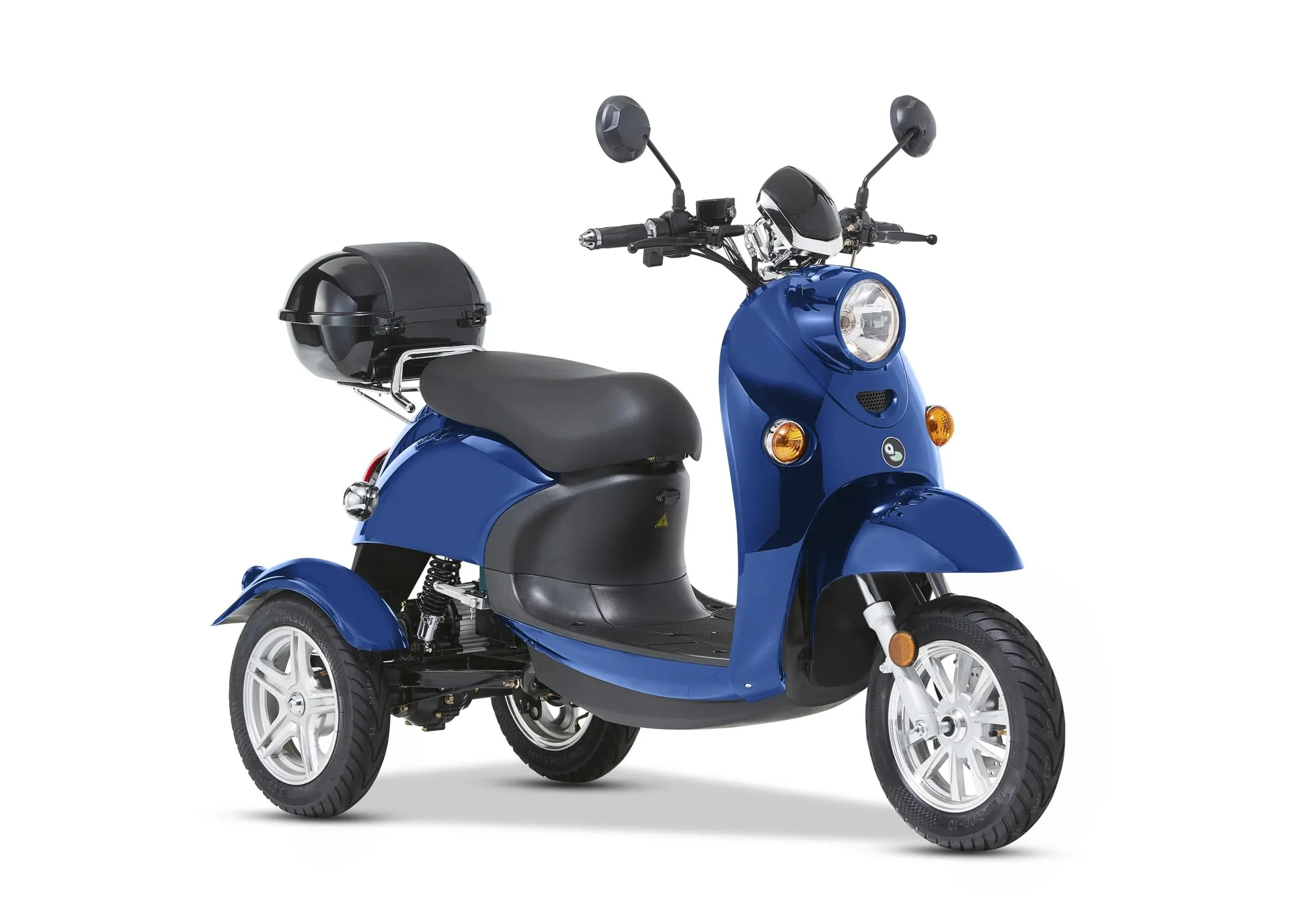 3-Rad E-Mobil Modena 25 km/h - blau - Neue Roller-Optik mit dem Komfort eines Elektromobils - 2