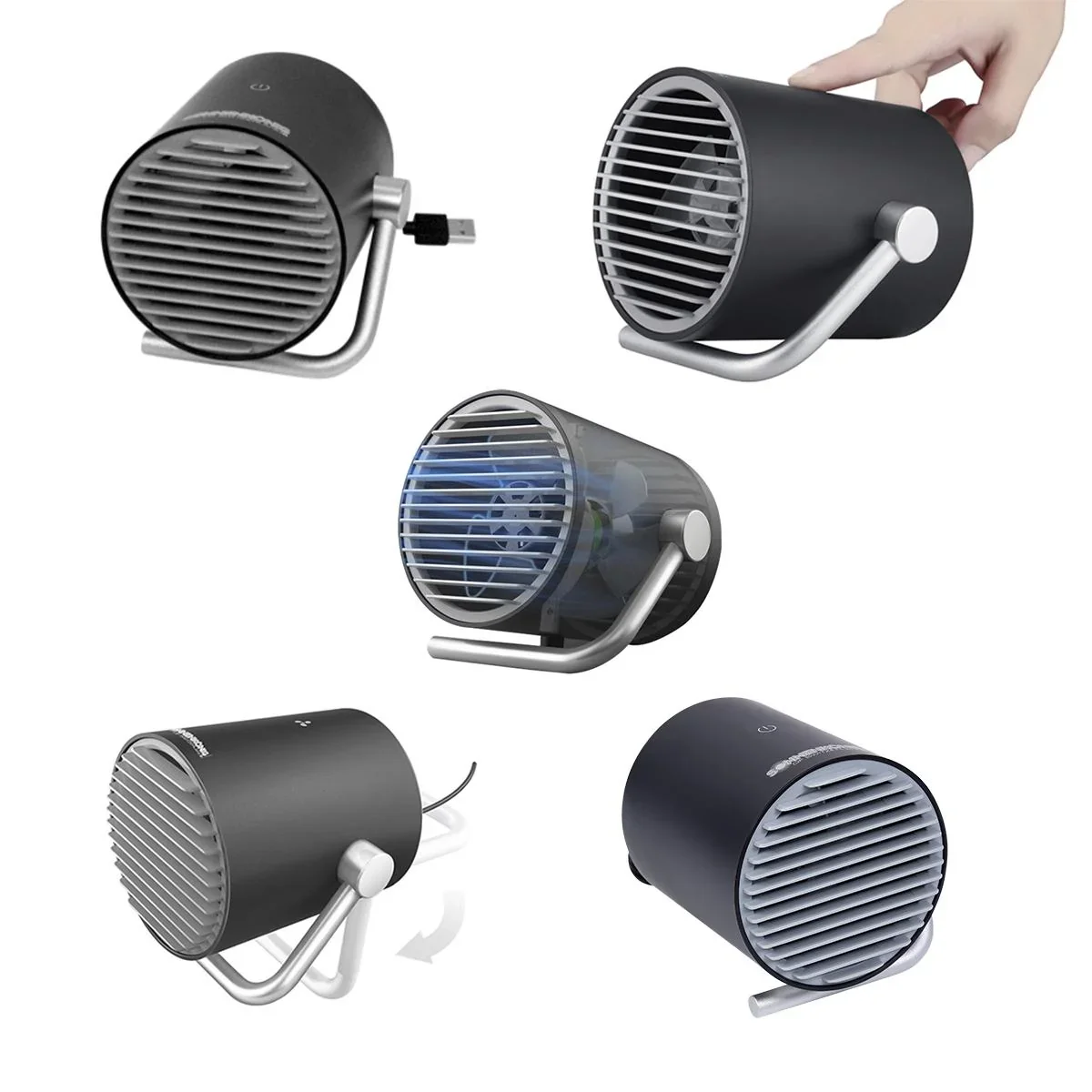 Tischventilator Tube mit Trafo - 2